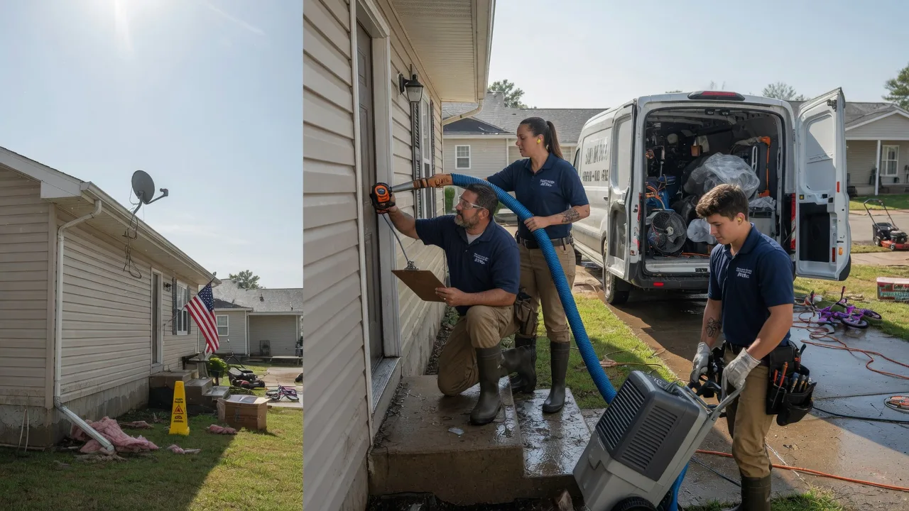 Ceiling Water Damage Restoration in Mount Auburn, IA near me